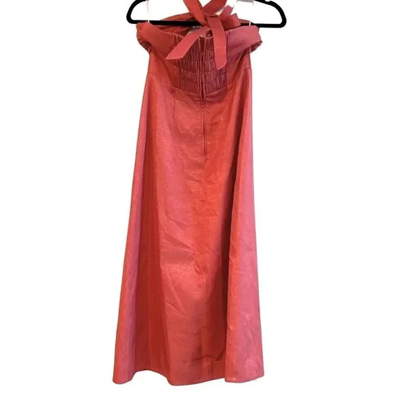 KEEPSAKE Rouge Pink Raquel Halter Cutout Bandeau Dress, S | US 4 | UK 8 | AU 8 - Picture 8 of 13